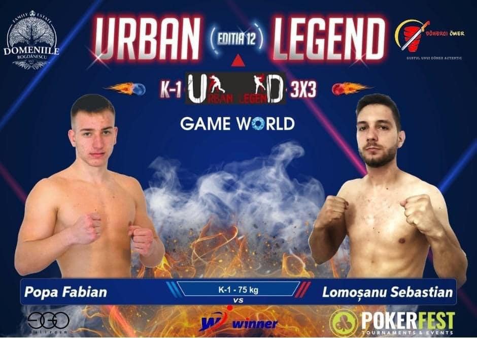 Fabian Popa, primul sportiv al CS Medgidia care debutează la profesioniști în “Gala Urban Legend”