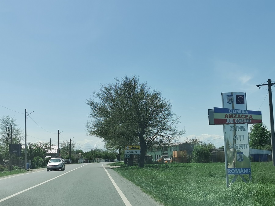 Accident rutier pe DN 38, la intrare în Amzacea