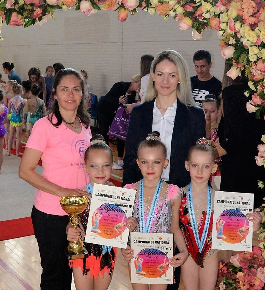 Medalii pentru gimnastele CS Victoria Cumpăna obținute la Campionatul Național de Junioare IV de la Ghimbav