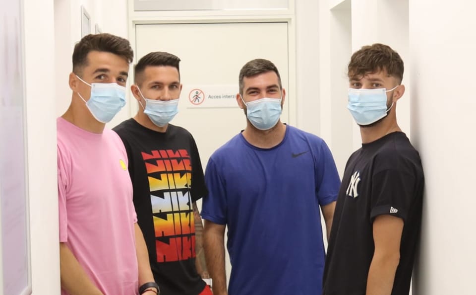 Jucătorii echipei de fotbal Farul Constanța au făcut, astăzi, vizita medicală