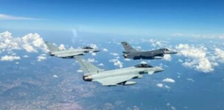 Exercitii comune Eurofighter Thphoon britanice și F-16 turc