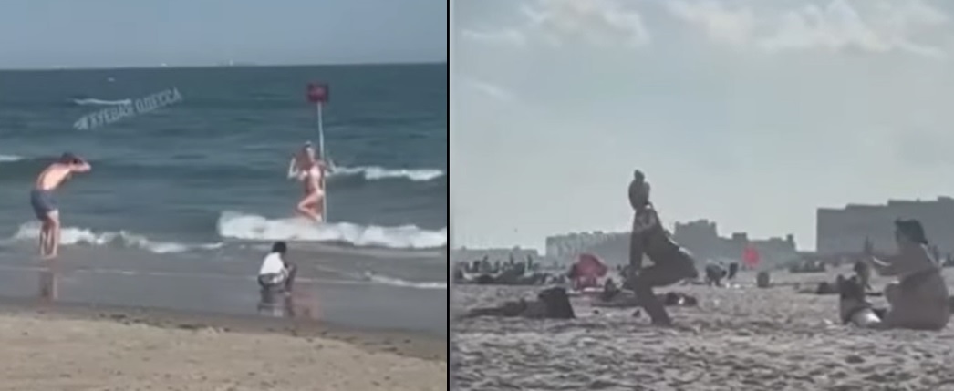 Ce fac ucrainencele pe plajă, în timp ce rușii le atacă țara