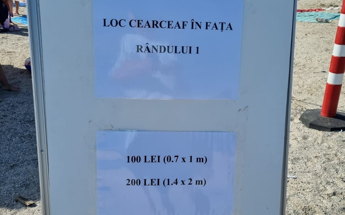 Derapaje pe plajă, semnalate de un ONG: Taxă în funcție de cât de mare e cearceaful