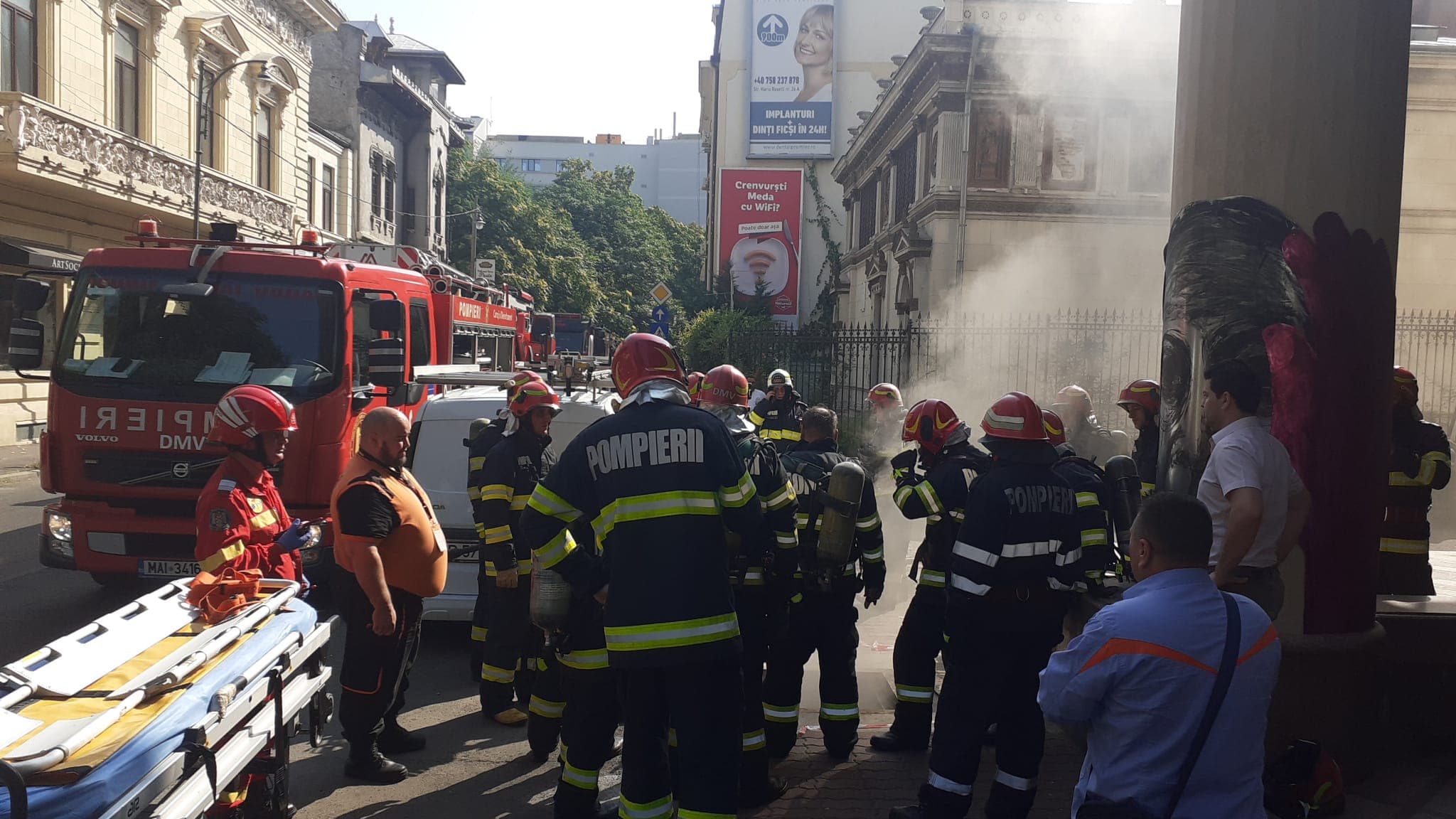 (FOTO) Un muncitor a ars de viu în timp ce efectua lucrări electrice