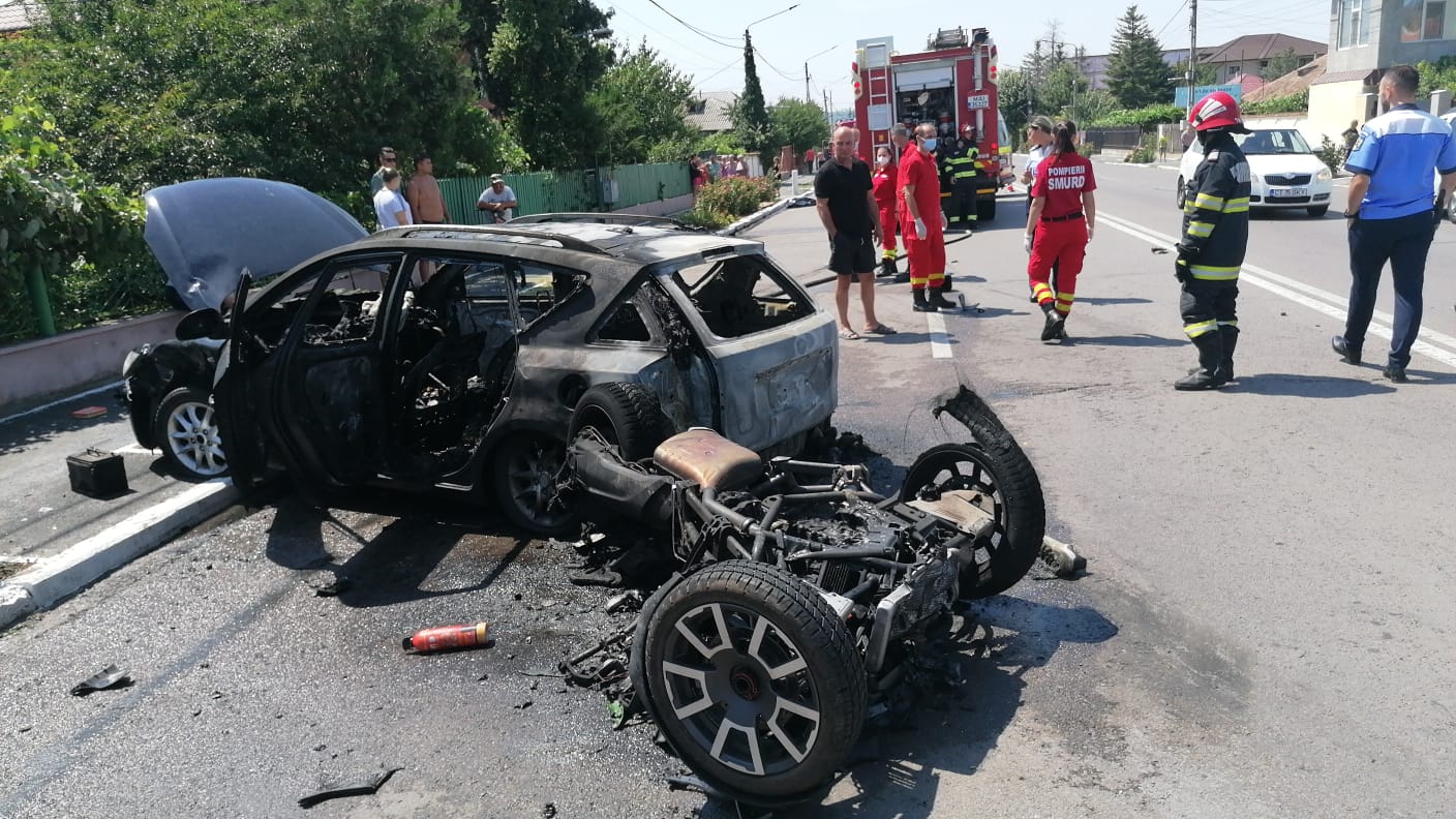 Motociclist DECEDAT în urma unui accident în Valu lui Traian
