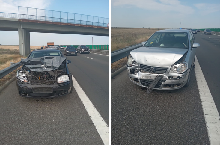 Atenție, șoferi! Tamponări pe Autostrada A2, din cauza traficului intens