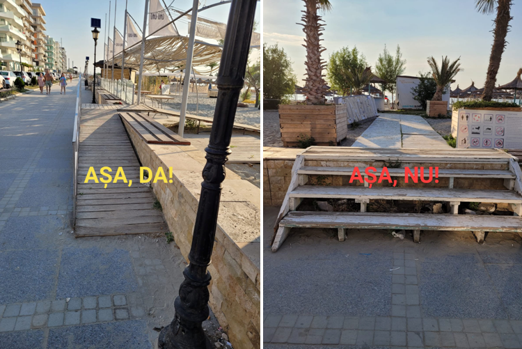 Avertismentul unui ONG: Persoanele cu dizabilități nu au acces pe unele plaje, din cauza lipsei rampelor de acces