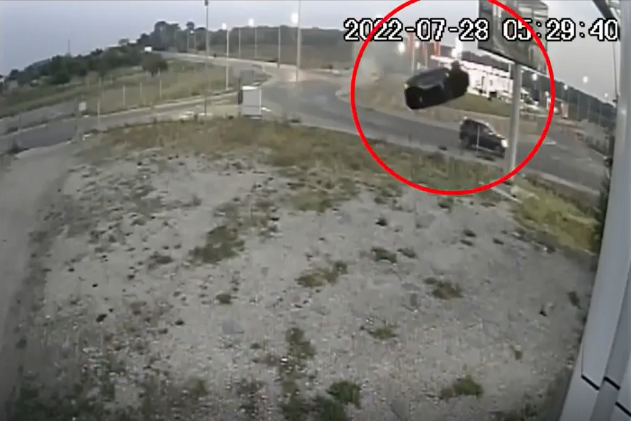 (VIDEO) Momentul accidentului mortal de la intrare în Constanța, din această dimineață