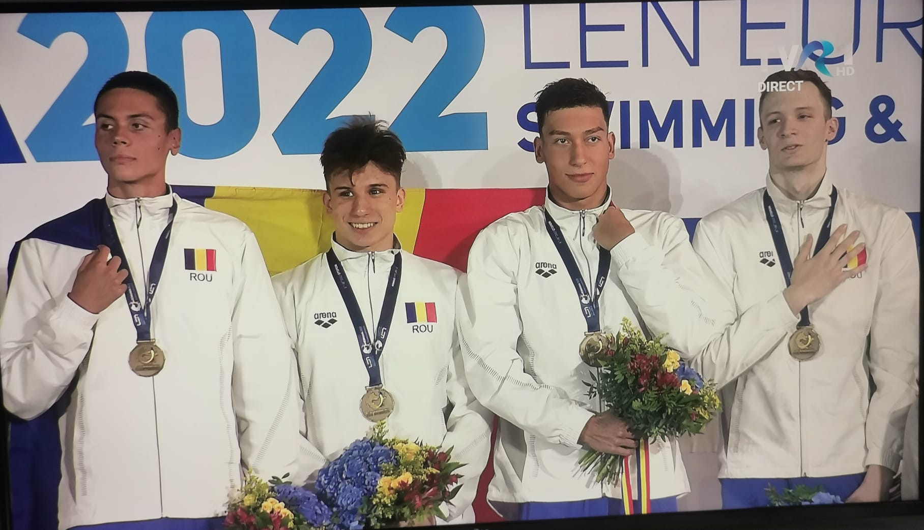 România, campioană europeană de juniori la natație în proba de ștafetă 4x100 m liber
