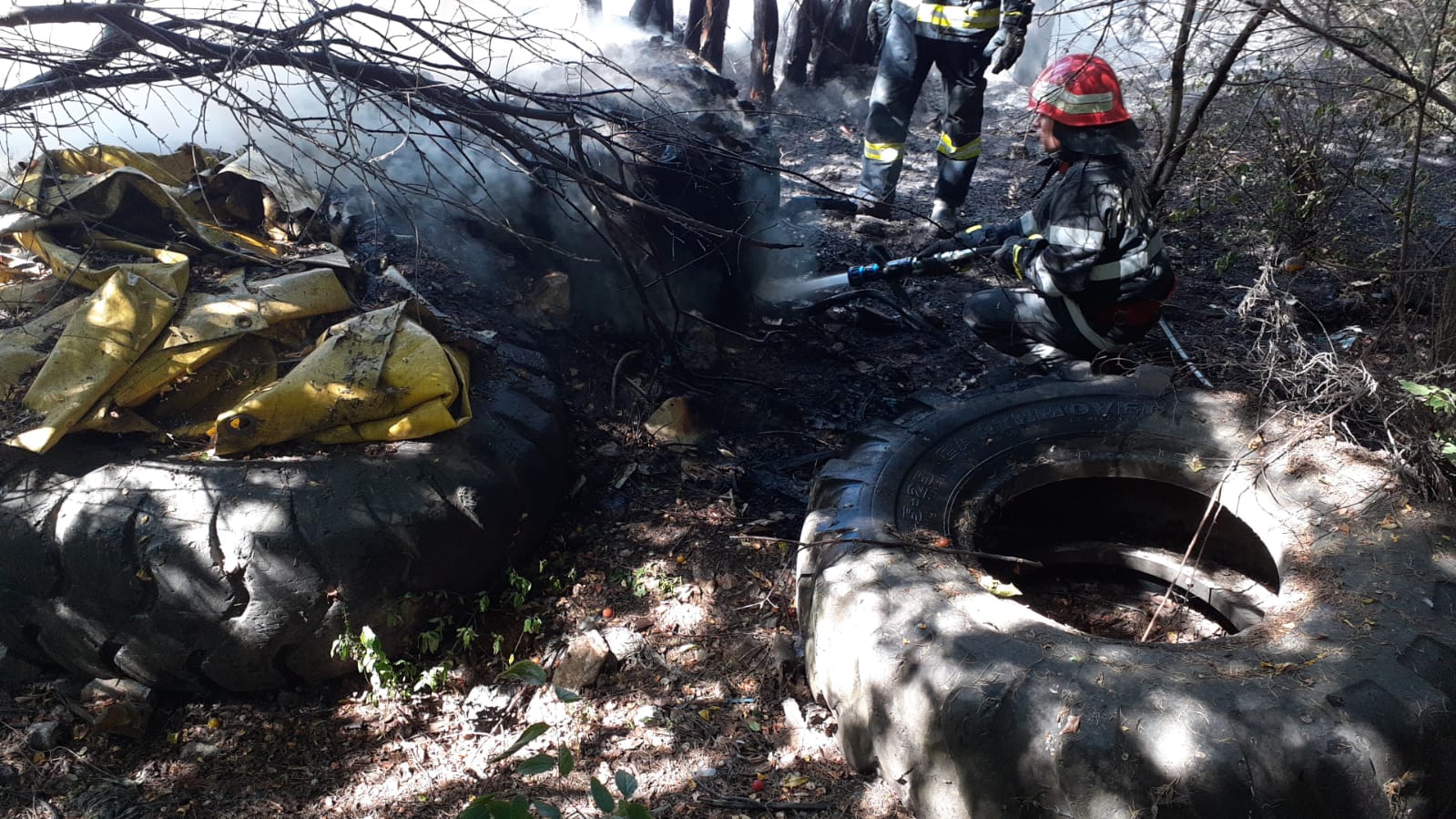Incendiu la fostul Sanatoriu de Boli Venerice din Agigea