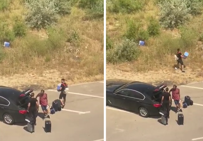 (Video) Amendă RECORD pentru bărbații surprinși că au aruncat deșeuri în Mamaia Nord. Mașina le-ar putea fi confiscată