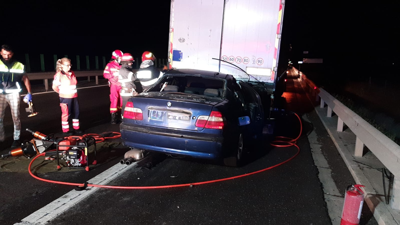 Accident MORTAL pe A4, în zona Agigea. Unul dintre șoferi a murit pe loc