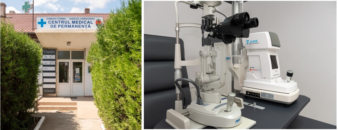 Centrul de sănătate din Corbu a fost dotat cu echipamente de oftalmologie