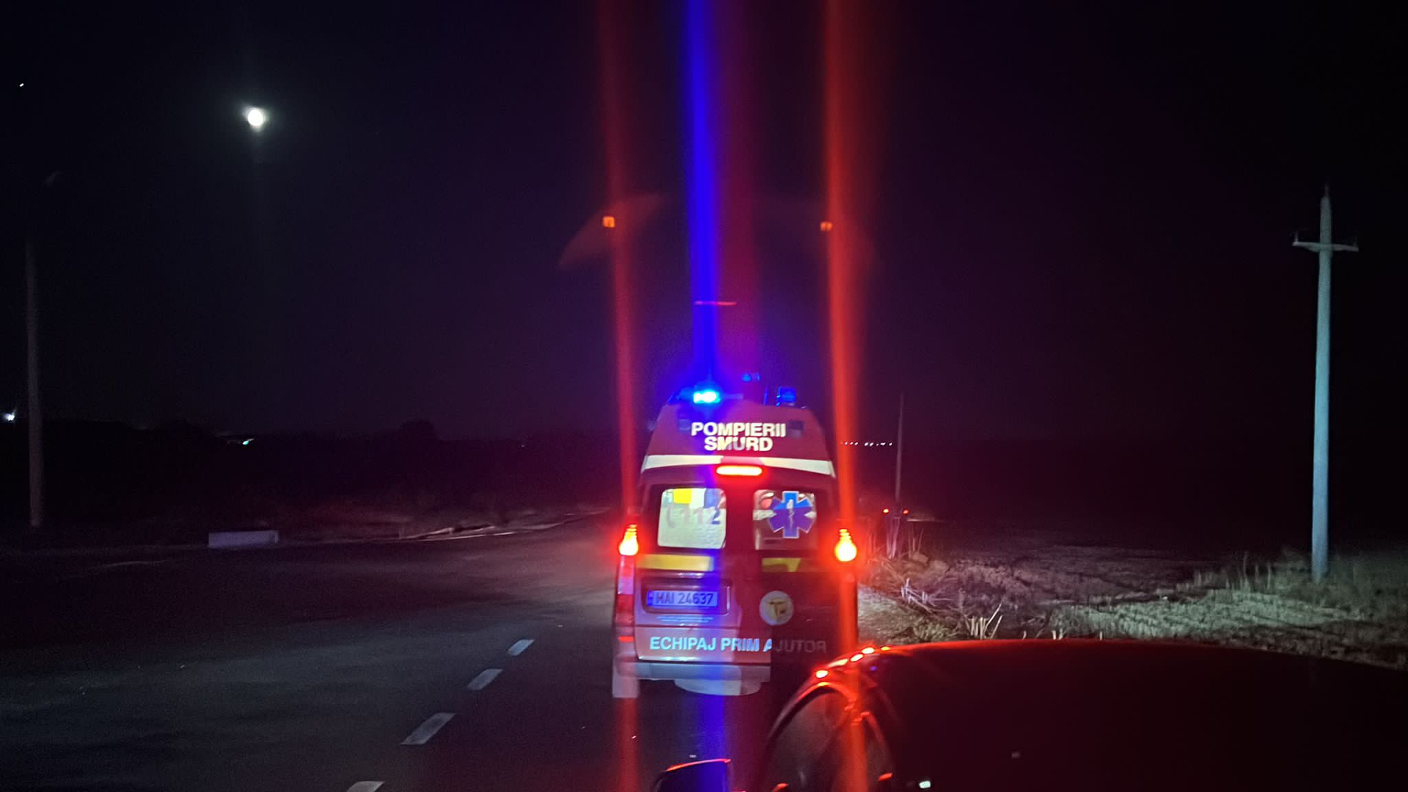 Accident la ieșire din Medgidia spre Valea Dacilor