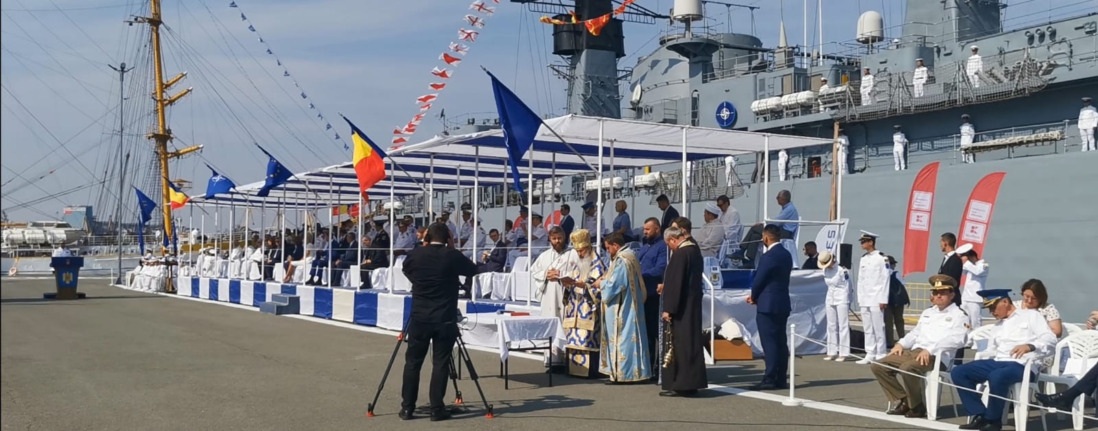 De ce i-a fost tăiat microfonul lui IPS Teodosie în timpul ceremoniei religioase din Portul Militar Constanța