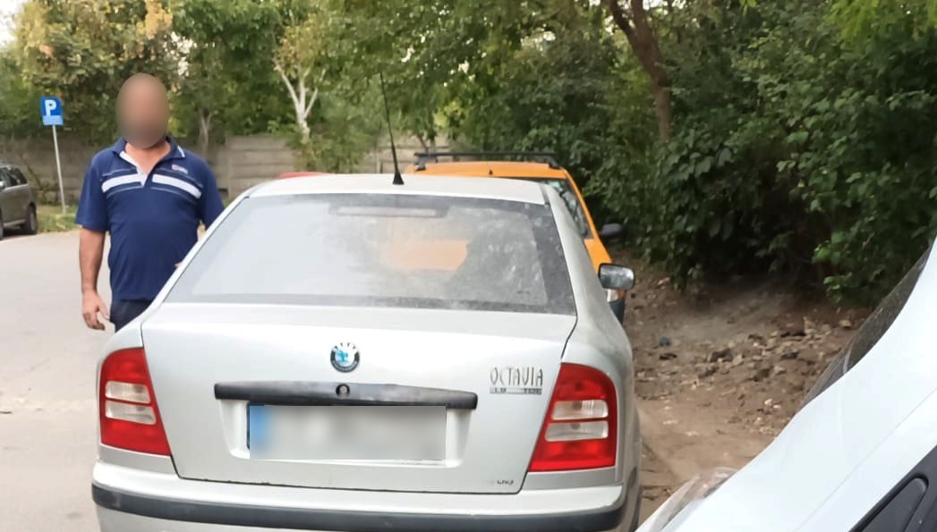 Bărbat cu permisul reținut și BEAT CRIȚĂ, prins la volan de polițiștii locali constănțeni, după ce intrat pe „interzis”