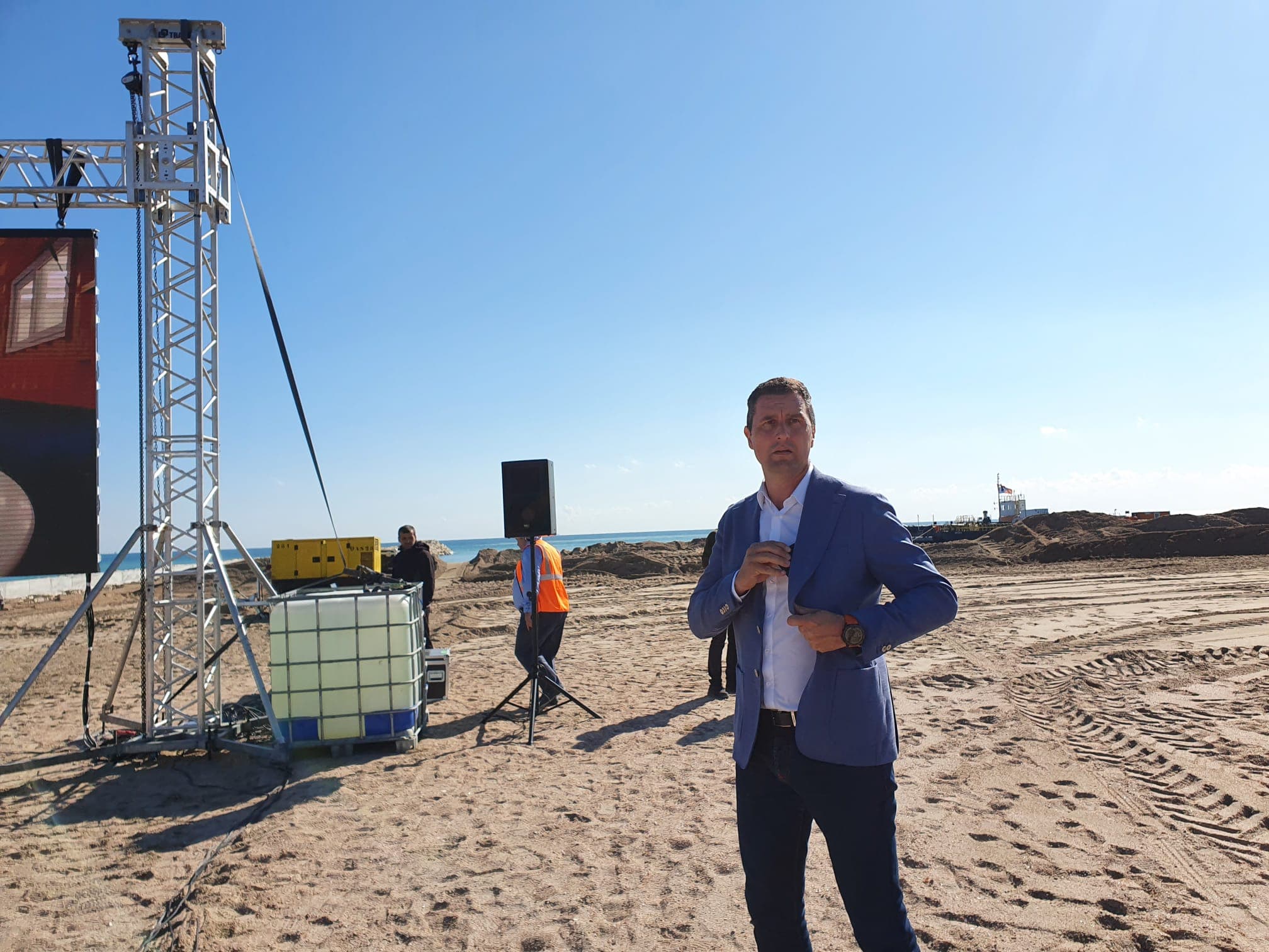 Ministrul Mediului, despre extinderea plajelor de la Eforie: „Zeci de ani turiștii vor putea folosi aceste porțiuni de plajă”
