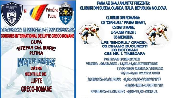 Concursul internațional de lupte greco - romane
