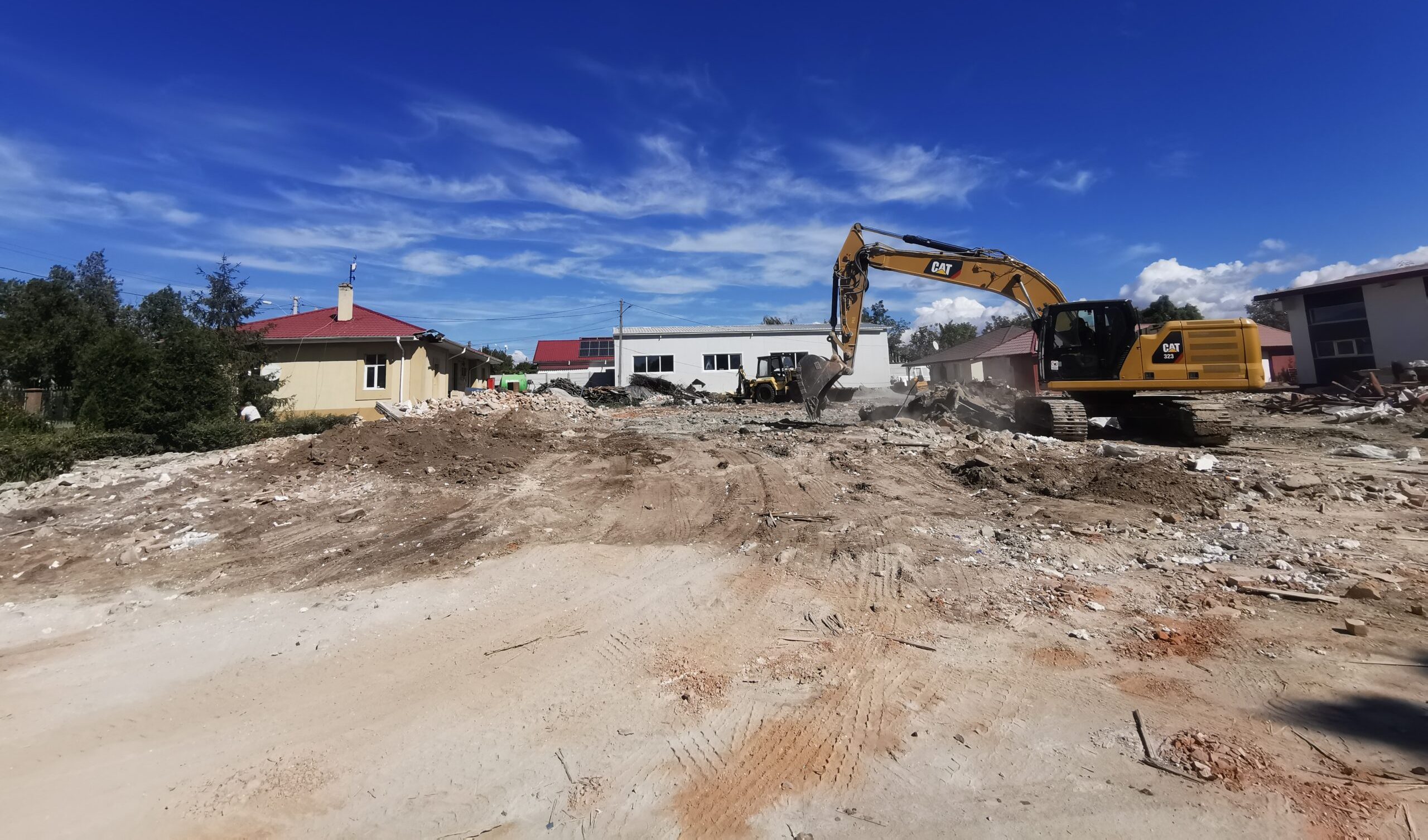 (FOTO/VIDEO) Au fost demarate lucrările de construire a școlii noi din comuna Grădina