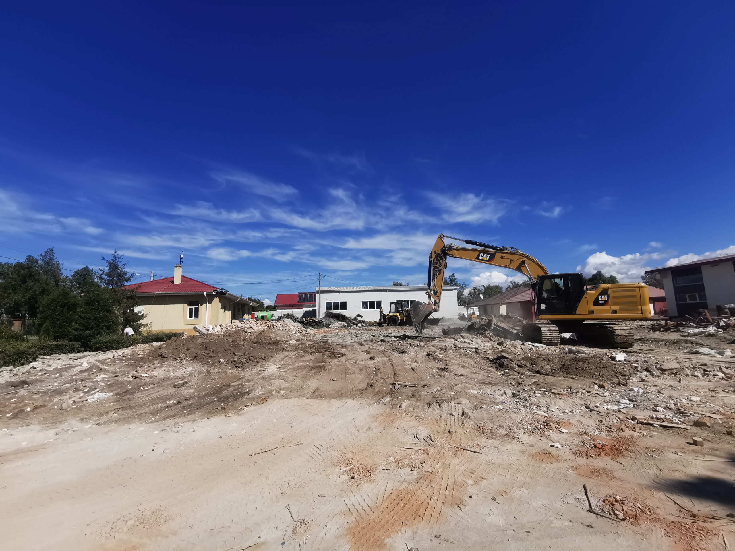 (FOTO/VIDEO) Au fost demarate lucrările de construire a școlii noi din comuna Grădina
