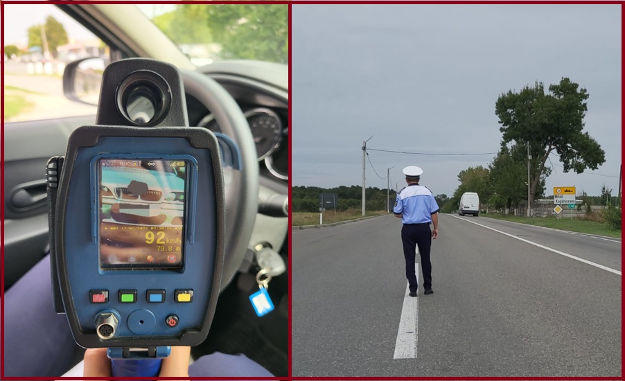 (VIDEO) Razie a polițiștilor constănțeni pentru prinderea șoferilor vitezomani pe două drumuri din județ cu cele mai multe accidente