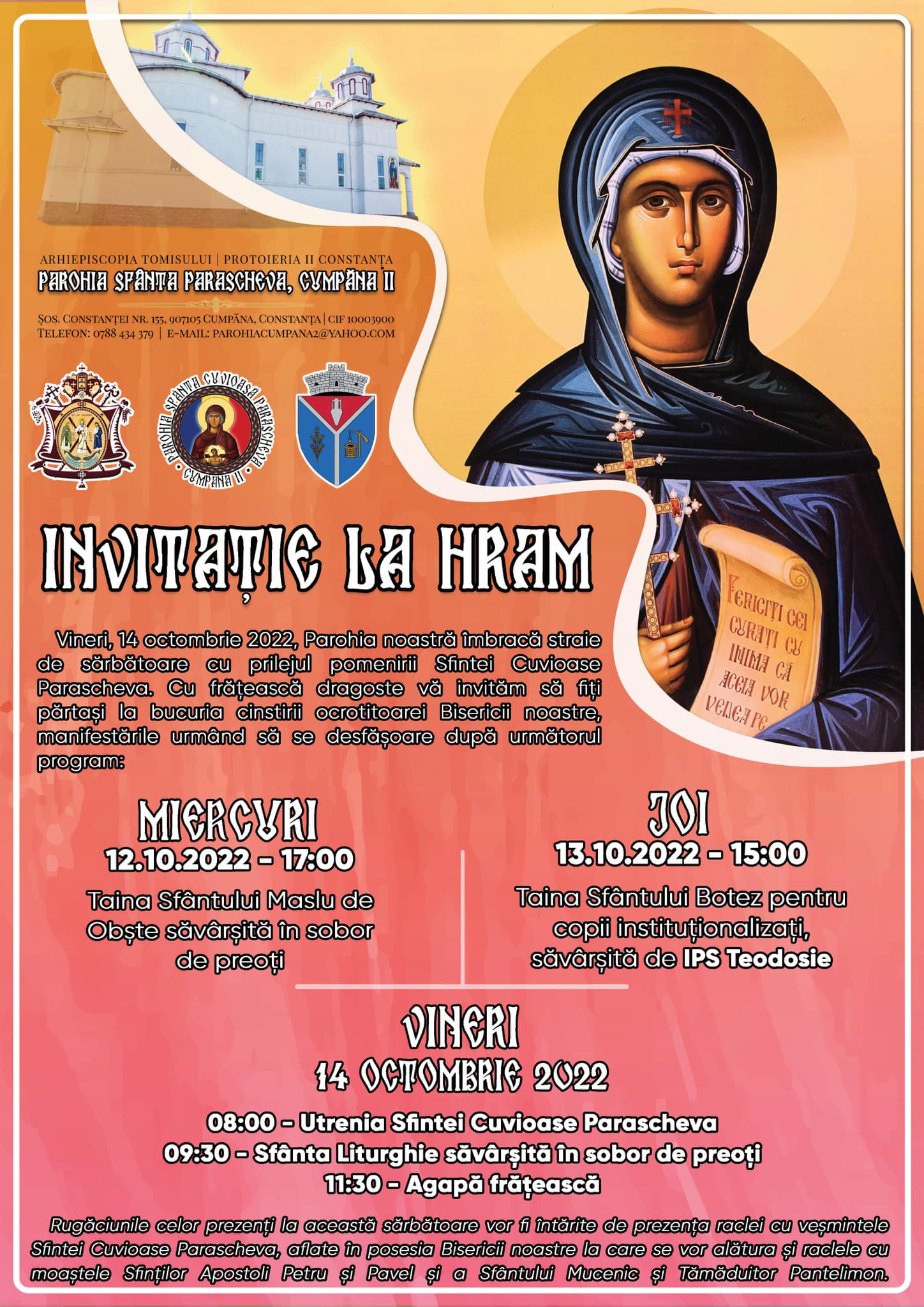 Programul Hramului