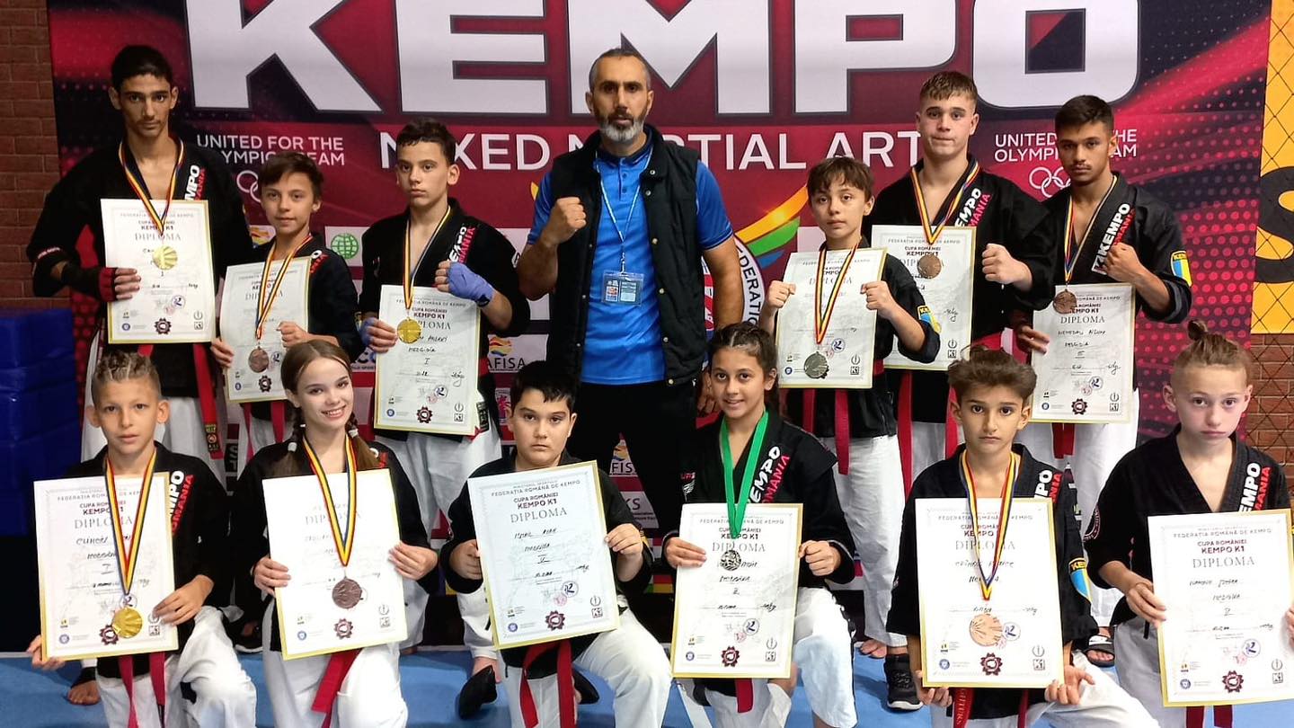 Aur, argint și bronz pentru sportivii de la secția Kempo din cadrul CS Medgidia la „Cupa României la Kempo - K1”