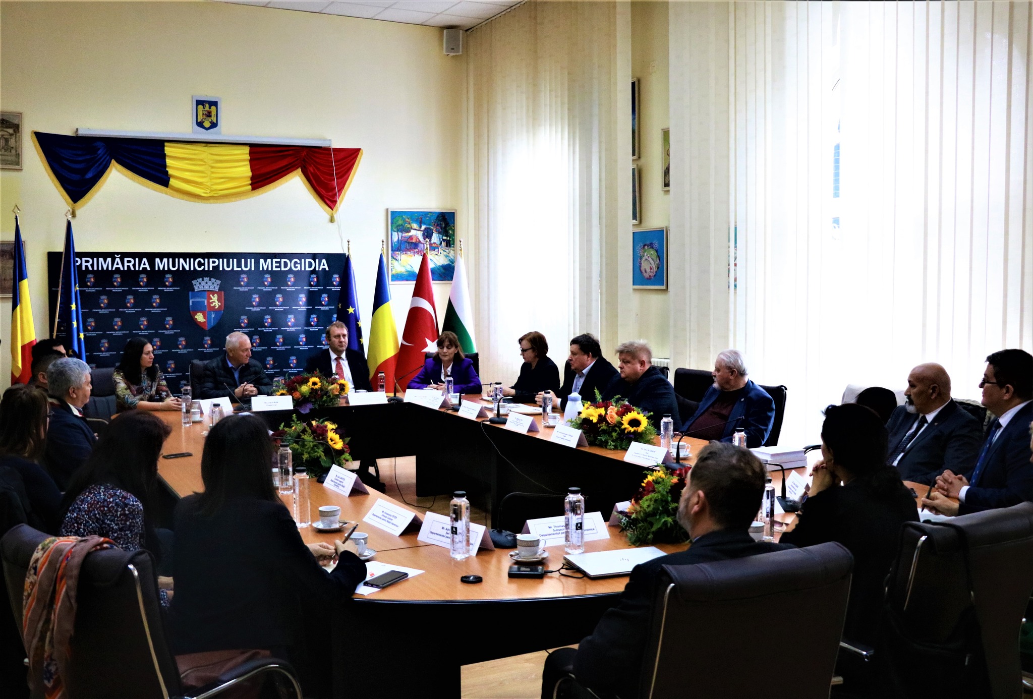 Delegație din cadrul Guvernului Republicii Lituania, în vizită, la Primăria municipiului Medgidia
