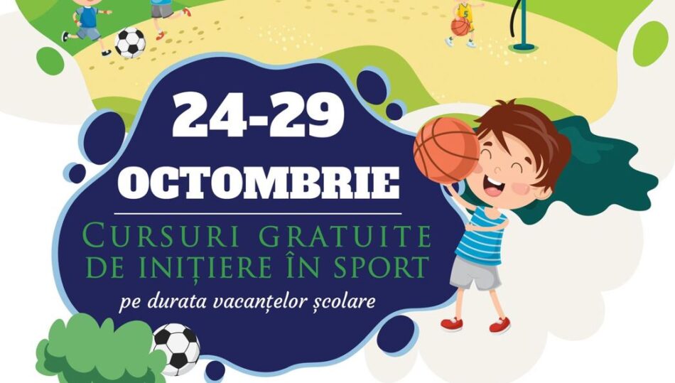 Program destinat atragerii copiilor către sport în Constanța și în mai multe județe din țară. De azi încep înscrierile!