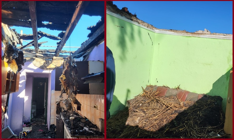 (FOTO) Primarul comunei Ciocârlia propune acordarea unor ajutoare de urgență familiilor care au rămas fără case în urma incendiului