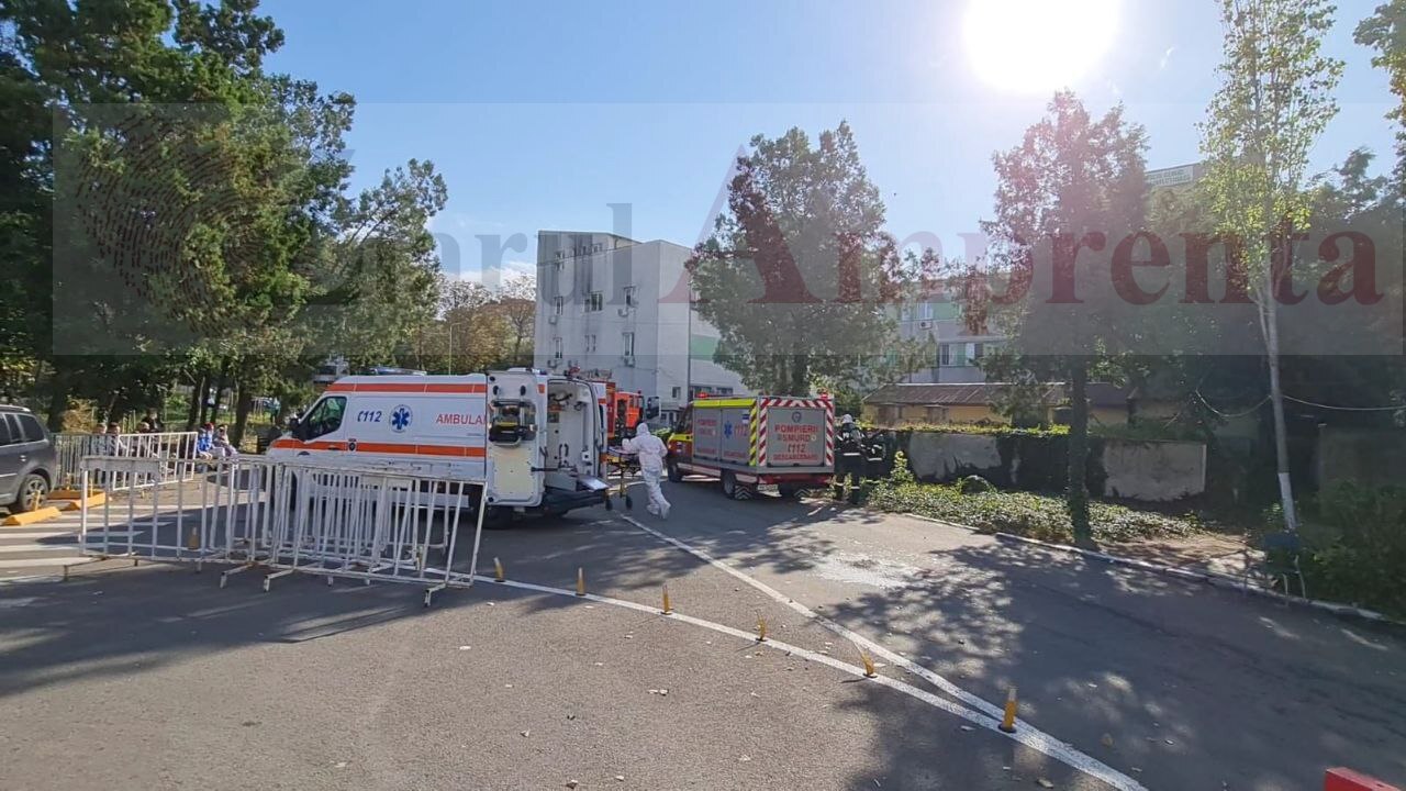 Incendiu Spitalul de Boli Infecțioase Constanța