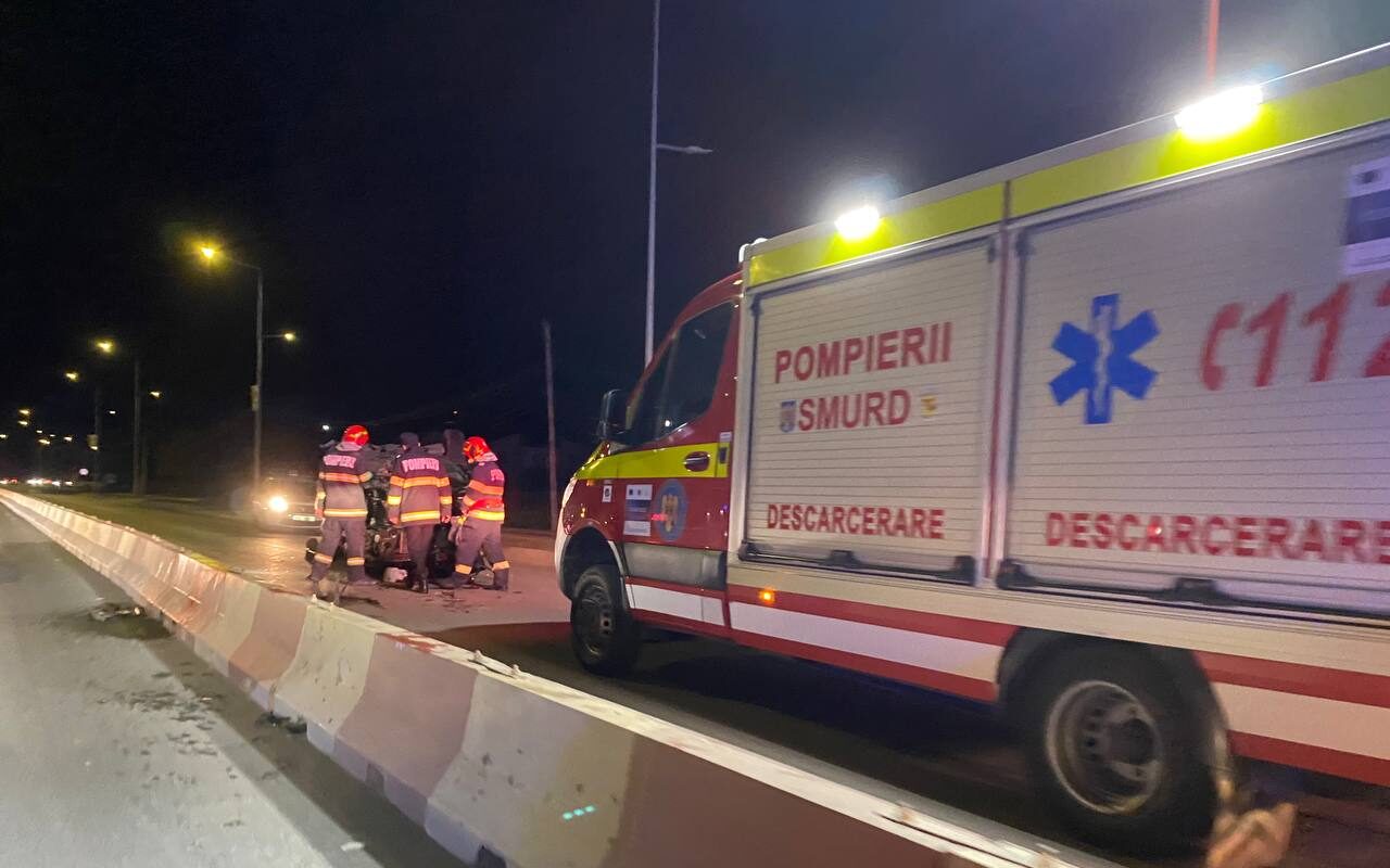 Accident rutier în Năvodari între un TIR și un autoturism