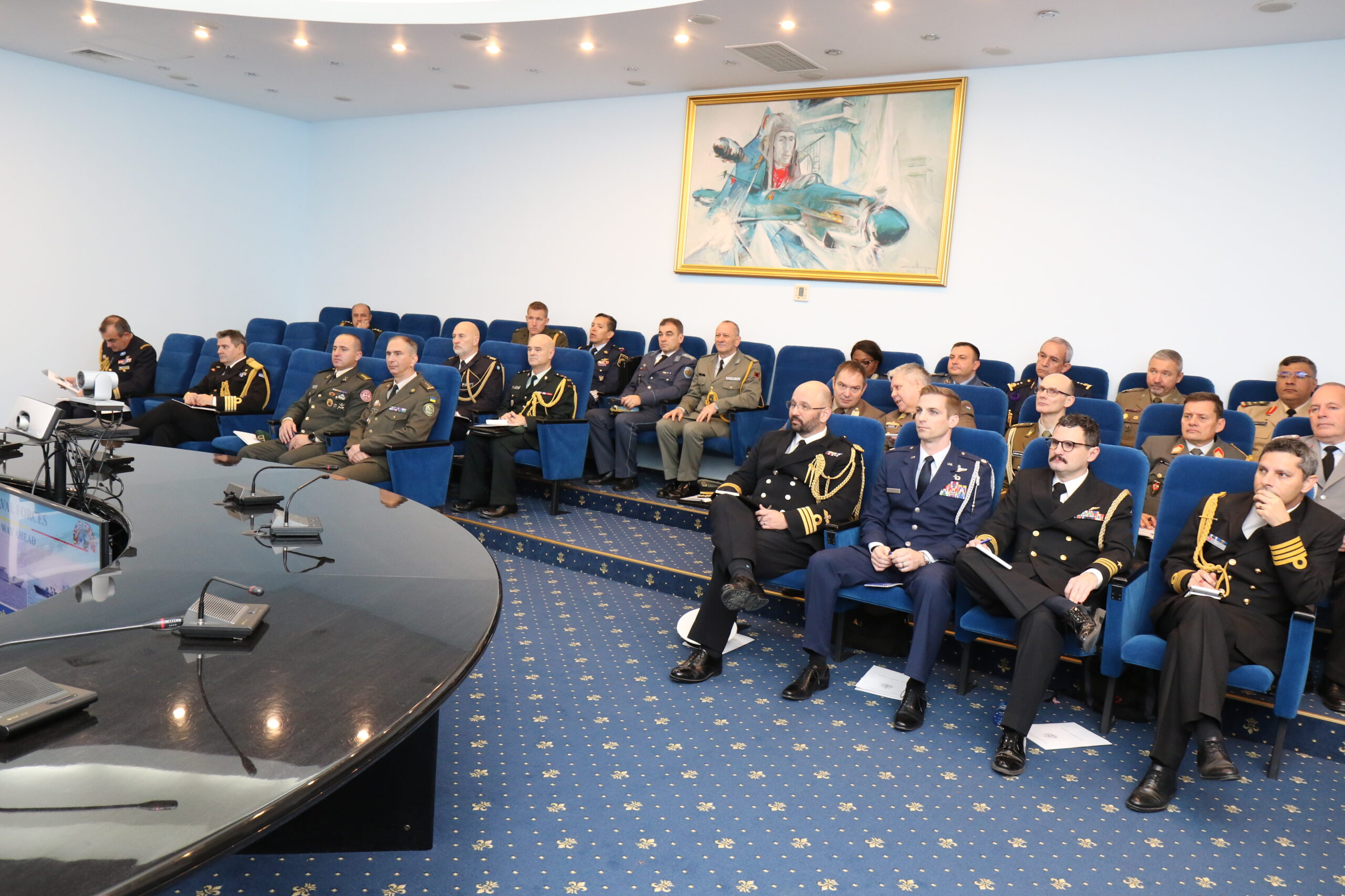Întâlnirea anuală a șefului Forțelor Navale cu atașații militari străini acreditați în România