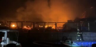 pensiune incendiu Delta Dunării