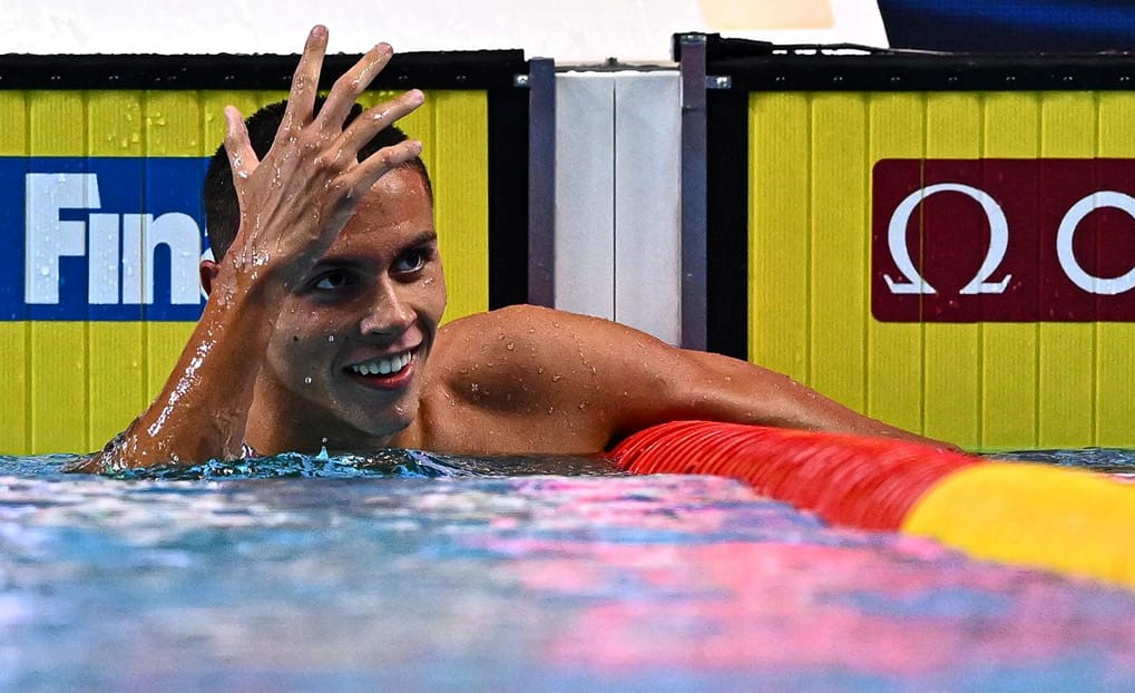 David Popovici a cucerit medalia de ARGINT la Campionatul Mondial de Înot de la Melbourne