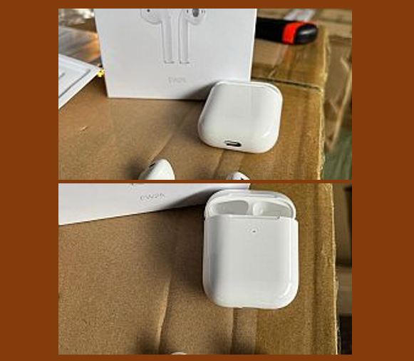 Căști „APPLE” de peste 946.000 de lei, descoperite de vameșii constănțeni într-un container sosit din China