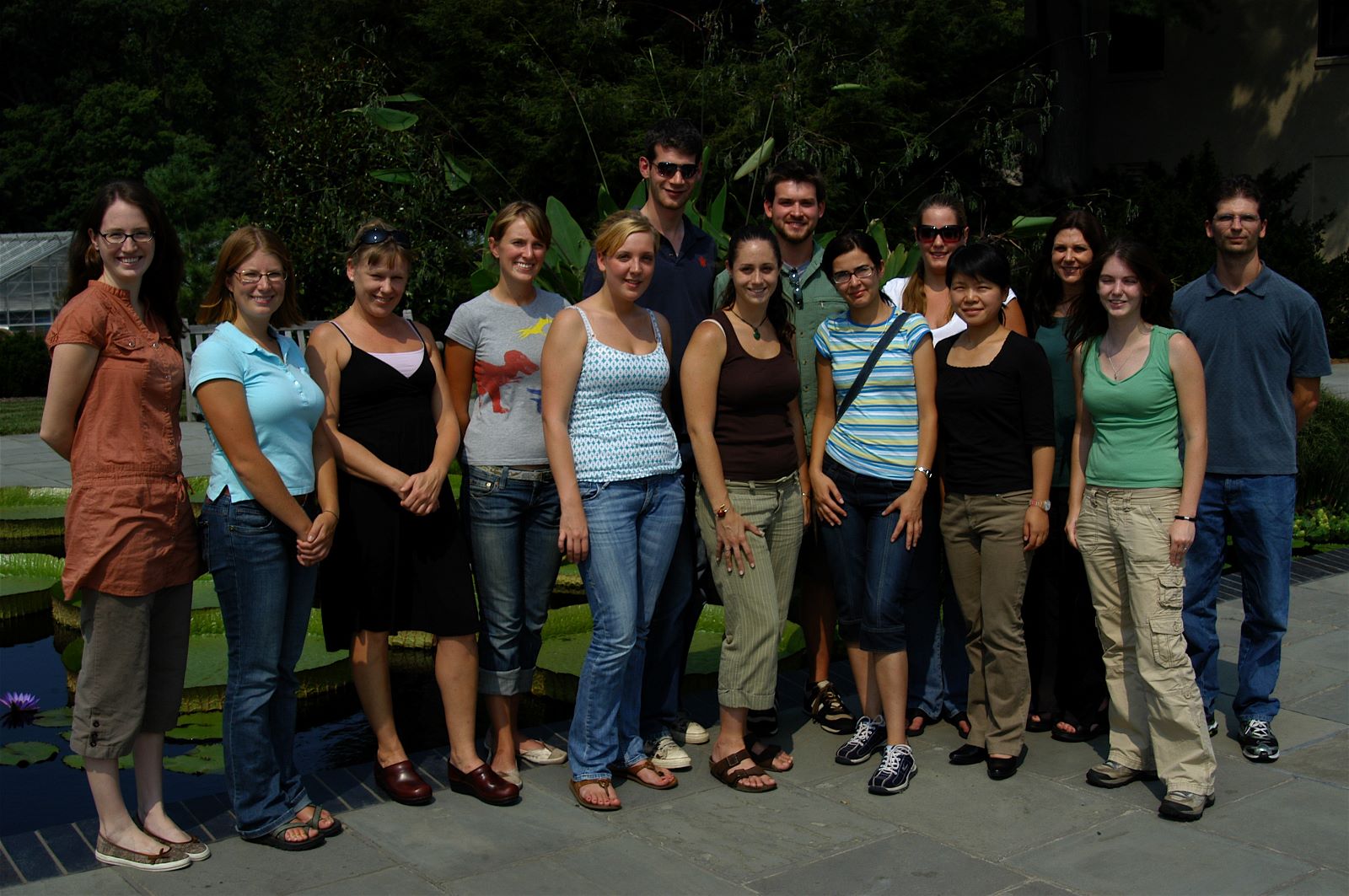 Ana Maria Herda - 2007 - 2008 - Programul Longwood Gardens alături de colegi din Irlanda, SUA și China