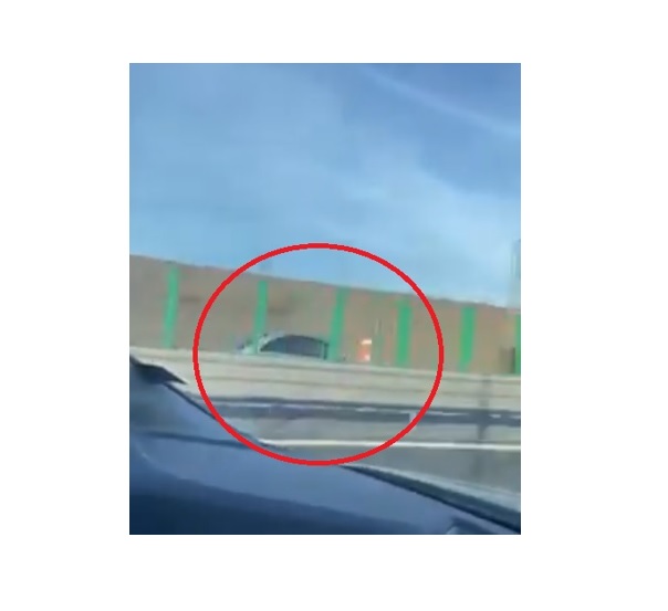 (VIDEO) Un constănțean de 73 de ani, filmat în timp ce conducea pe contrasens, pe A2, amendat cu 2.900 de lei