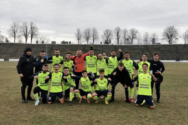 Meci amical pe stadionul “Iftimie Ilisei”: CS Medgidia a învins, cu 3-0, pe Gloria Băneasa