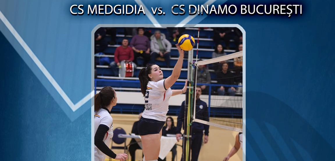 Junioarele secției de volei din cadrul CS Medgidia vor juca împotriva echipei CS Dinamo București