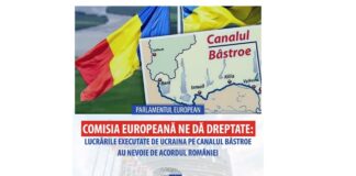 Lucrările executate de Ucraina pe Canalul Bîstroe au nevoie de acordul României