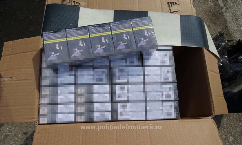Șofer român prins de polițiștii de frontieră din Constanța cu sute de pachete de țigări netimbrate