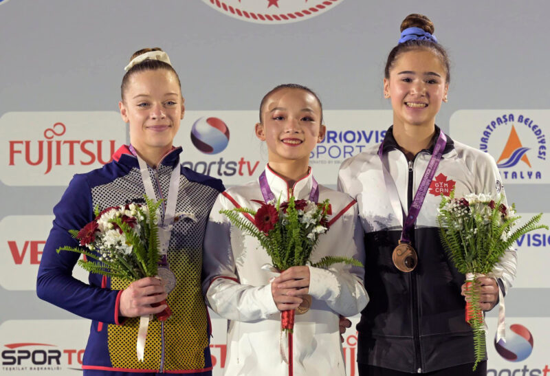 Argint pentru gimnastica românească: Constănțeanca Alexia Vănoagă este noua vicecampioană mondială de juniori