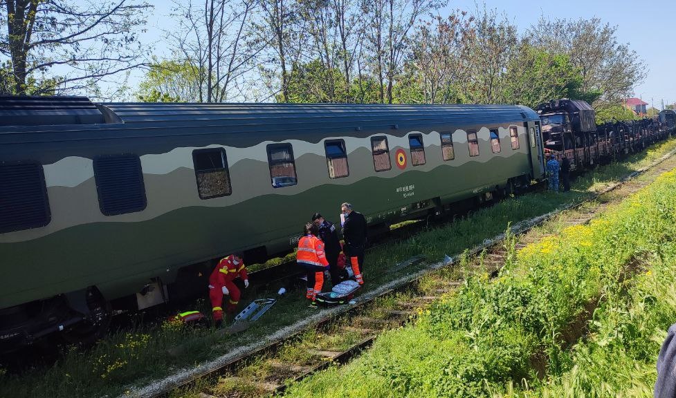 Accident feroviar la bariera din Năvodari