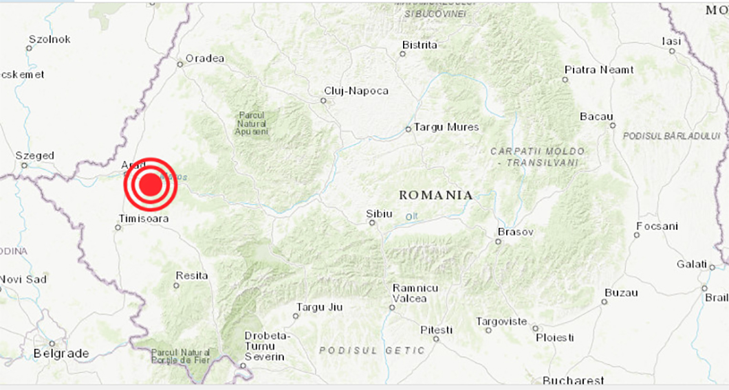 ȘASE cutremure în Arad. Cel mai puternic a avut 4,9 grade: Vezi în ce orașe s-au simțit