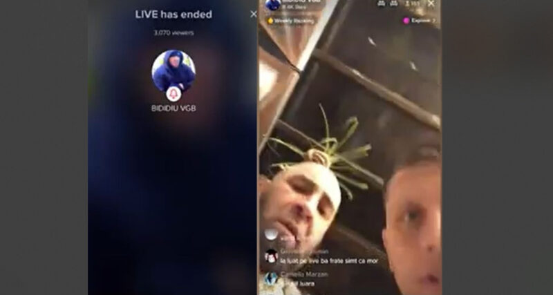 Un pușcăriaș a fost depistat de polițiști în timp ce vorbea pe TikTok cu fanii: „L-a luat pe live, bă, frate, simt că mor!”