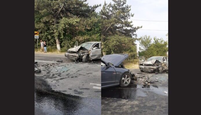 ACCIDENT rutier la ieșire din Eforie, spre Constanța: Trei ambulanțe acordă primul ajutor victimelor