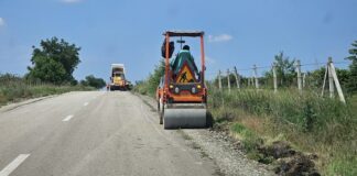 Lucrări pe drumurile din județul Constanța
