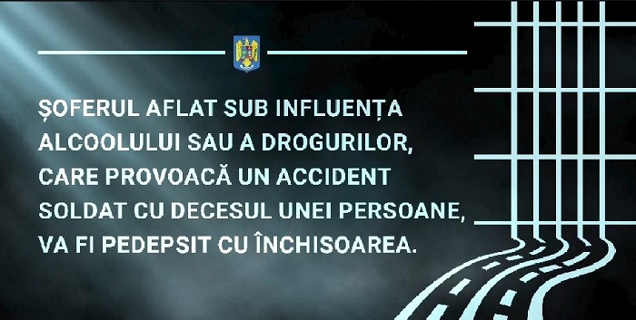 (VIDEO) Campanie de conștientizare demarată de Poliția Română: „Nu te urca la volan băut ori sub influența substanțelor psihoactive”