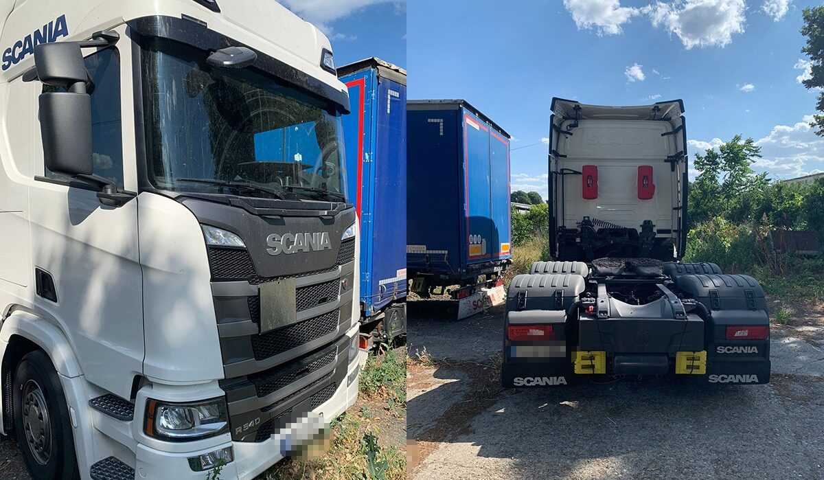 Un cap tractor de 75.000 de euro căutat în Suedia a fost găsit la Constanța: Cine îl folosea